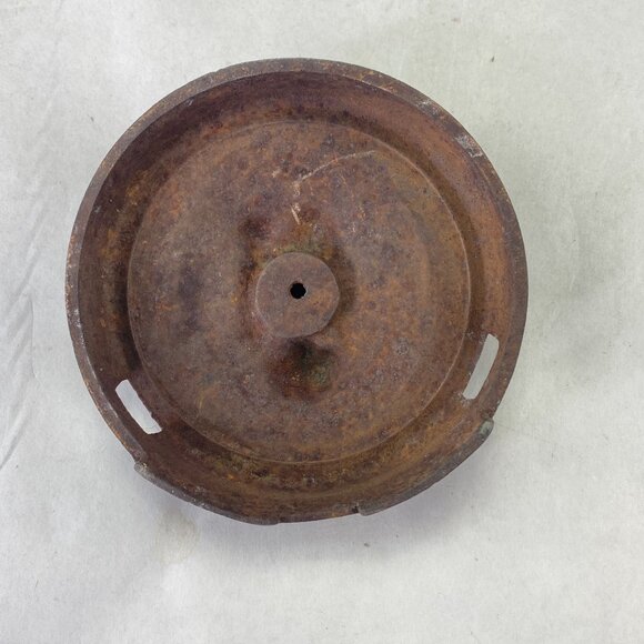 Salvaged Draft Check Cover Lion Head Standard Furnace Omaha NE Advertising - Picture 8 of 10